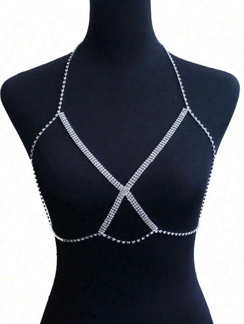 Crystal Contour Bralette – Rich Girl Rhinestone
