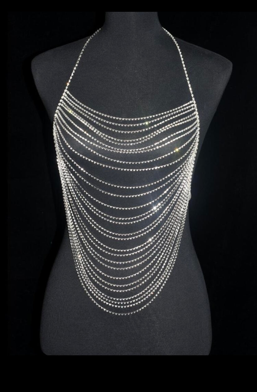 Liquid Crystal Halter Top – Rich Girl Rhinestone