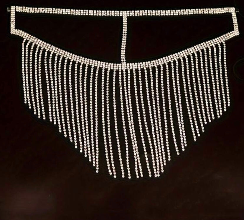 Diamond Veil Face Chain – Rich Girl Rhinestone