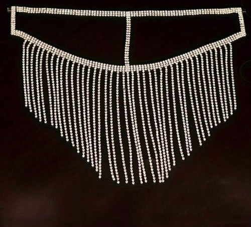 Diamond Veil Face Chain – Rich Girl Rhinestone
